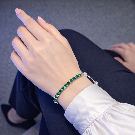 Ladies Bracelet Zircon Stone Adjustable