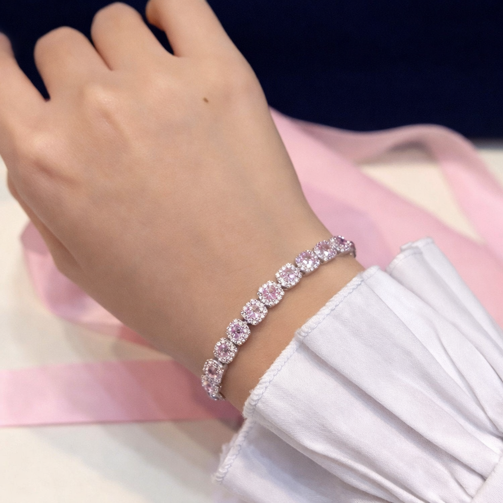 Italian Pink Unique Bracelet